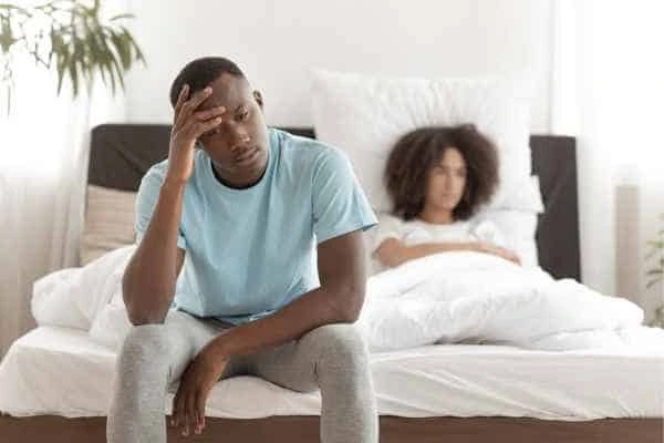Man upset about ED symptoms Isle of Isla